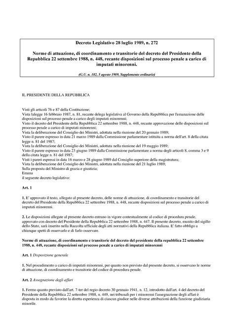 articolo 142 d lv 271 89|decreto legislativo 28 luglio 1989.